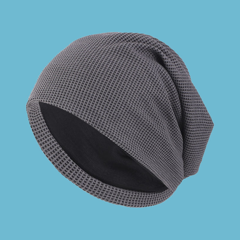 Gorro beanie de algodón doble capa