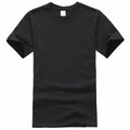 Camiseta básica de algodón, azul marino – foto 1