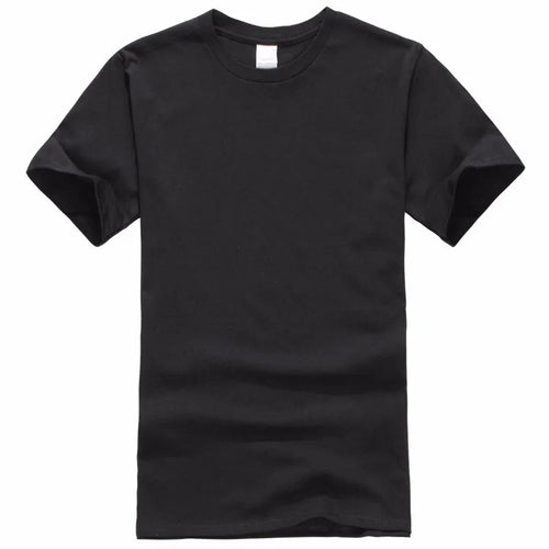 Camiseta básica de algodón, azul marino – foto 1